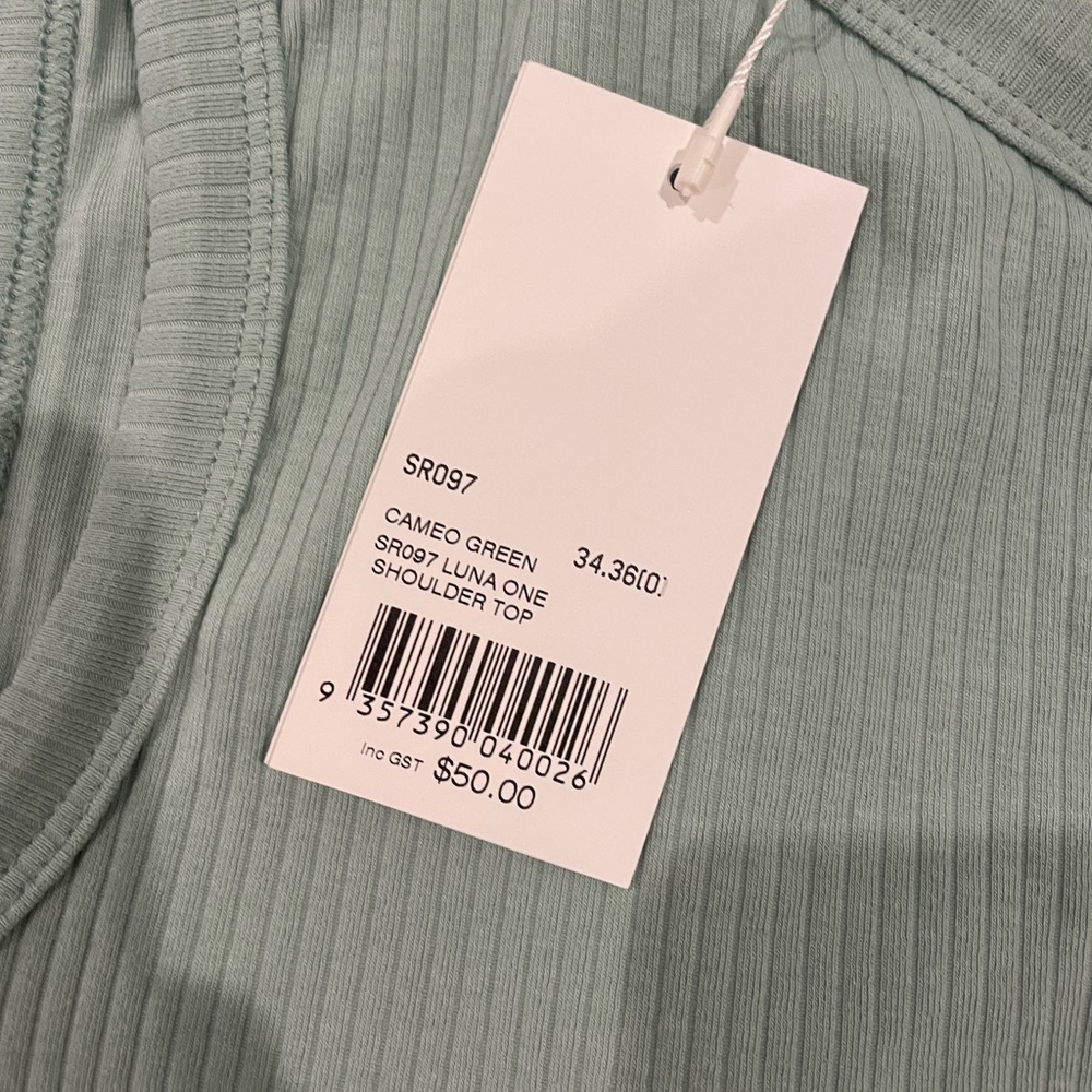 NWT! 💚 KOOKAI LUNA ONE SHOULDER TOP 💚 - Picture 7 of 12